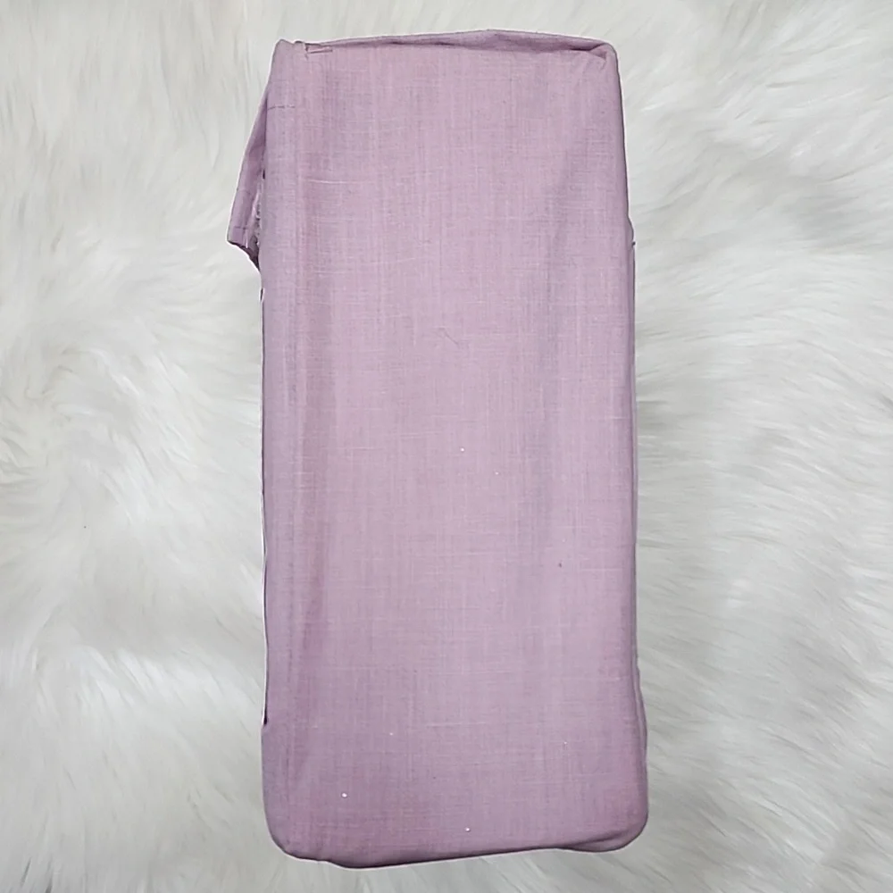 Frye Dusted Denim Extra Comfort Blend 4 Piece Queen Sheet Set - Soft Pink